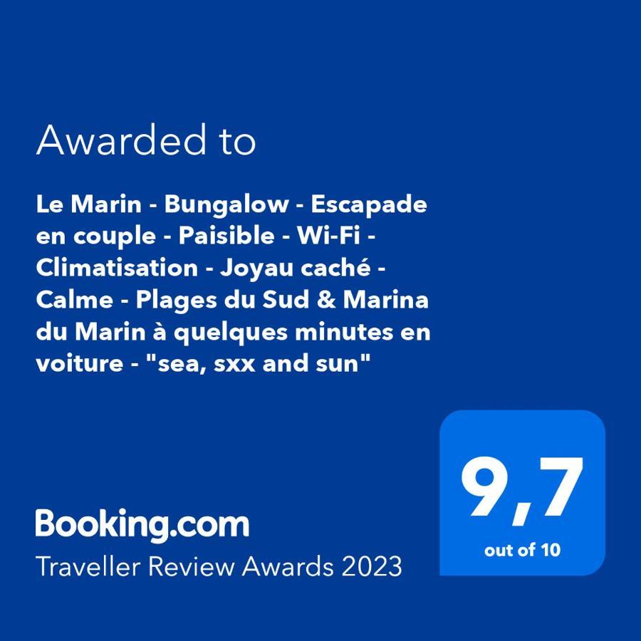 Le Marin - Bungalow - Escapade en couple - Paisible - Wi-Fi - Climatisation - Joyau caché - Calme - Plages à 5 minutes en voiture - Soleil de Martinique Exterior foto